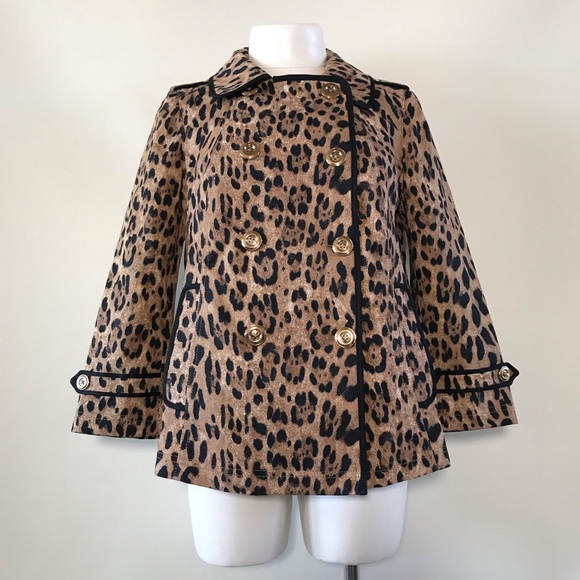WHBM Leopard Print Swing Jacket - Picture 5 of 13